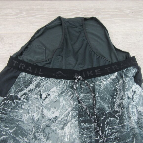 Nike Stride 7" Trail Running Shorts Mens Size Large Black NEW - Picture 11 of 14